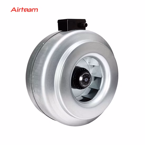 Duct Diameter 315mm Metal Housing Plastic Blades Centrifugal Circular Fan